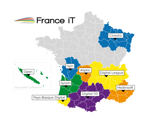 Carte clusters France IT